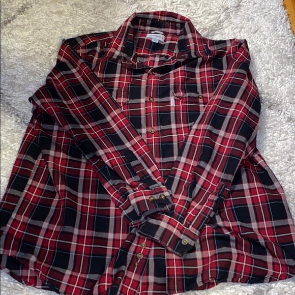 Men’s Carhartt flannel long sleeve - Picture 2 of 4